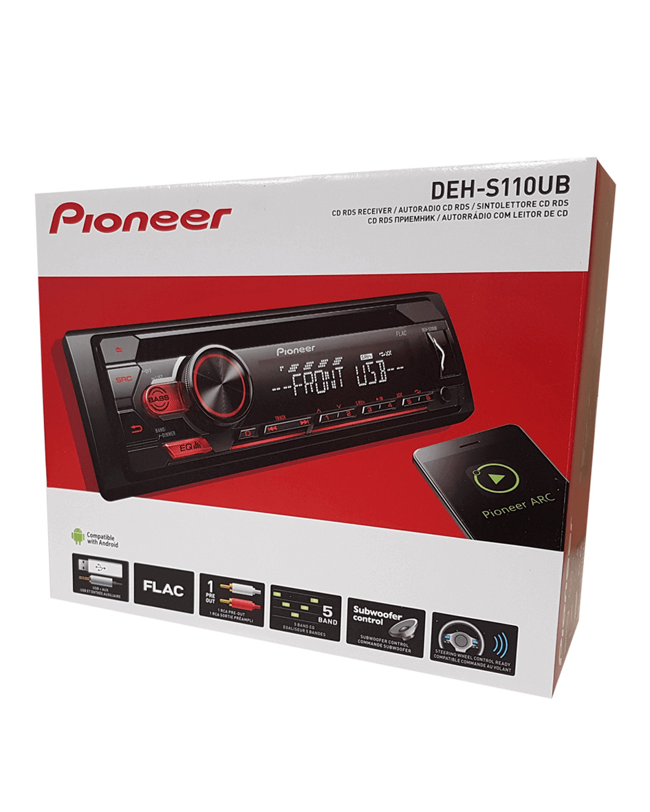 Автомагнитола Pioneer DEH-S110UB ресивер